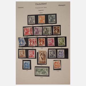 Briefmarkensammlung Besatzungszonen und DDR