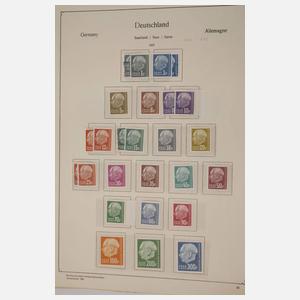 Briefmarkensammlung Besatzungszonen und DDR