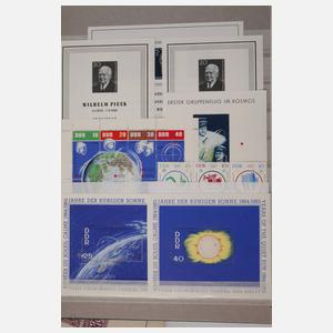 Briefmarkensammlung Besatzungszonen und DDR