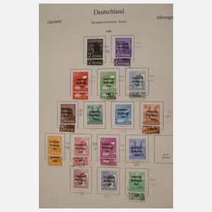 Briefmarkensammlung DDR und BRD