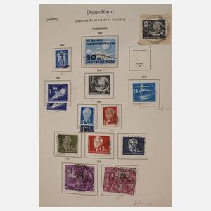 Briefmarkensammlung DDR und BRD