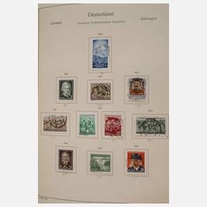 Briefmarkensammlung DDR und BRD