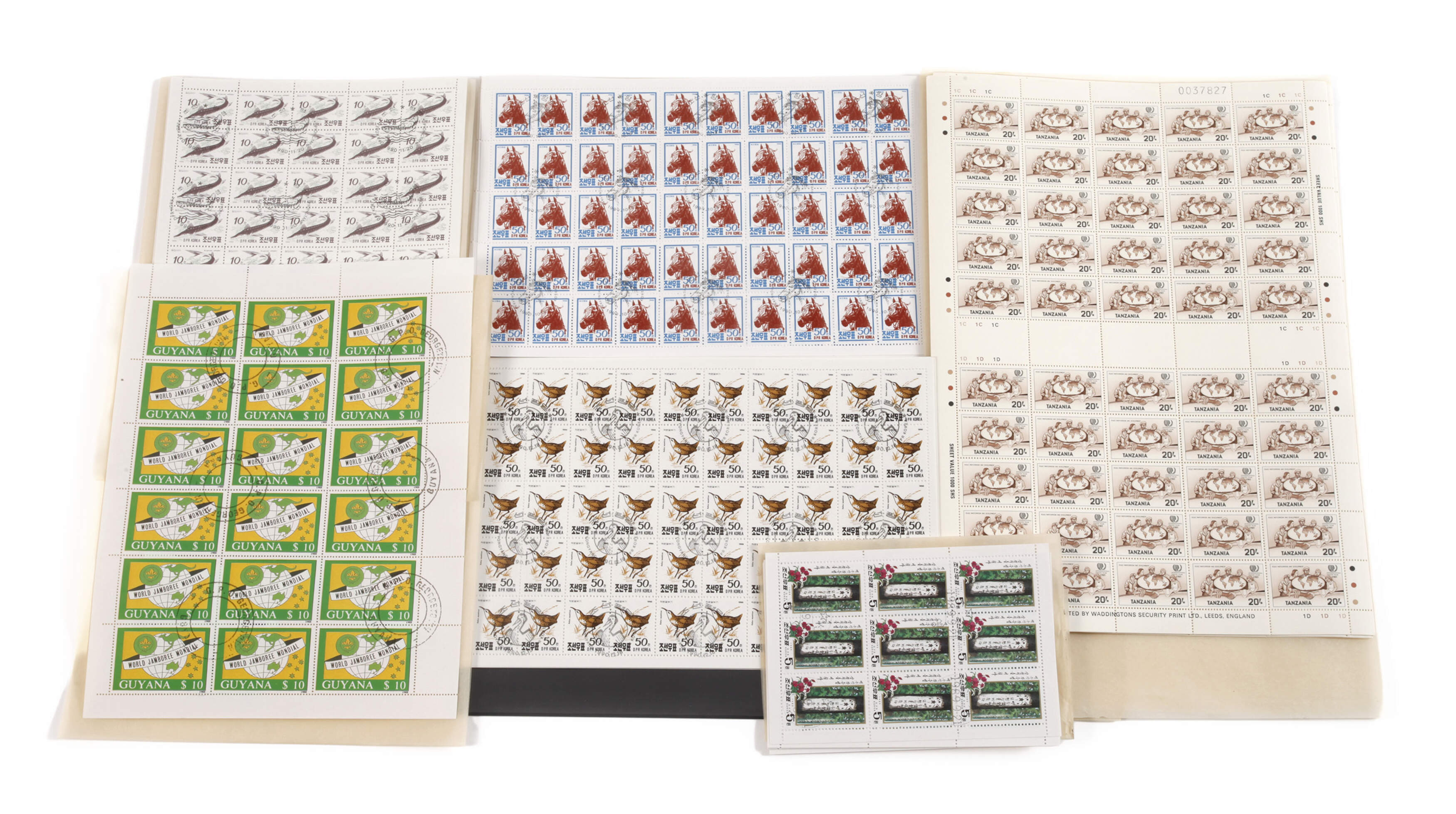 Bogensammlung Tansania, Nordkorea, Guyana