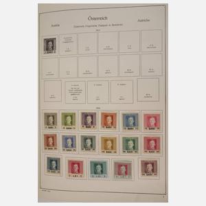Briefmarkensammlung Österreich