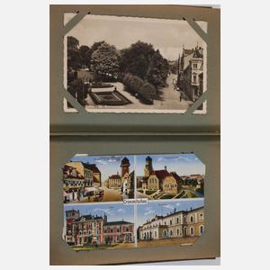 Zwei Ansichtskartenalben Deutschland