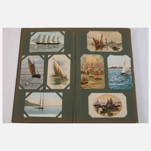 Postkartenalbum Schiffe