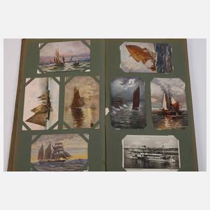 Postkartenalbum Schiffe