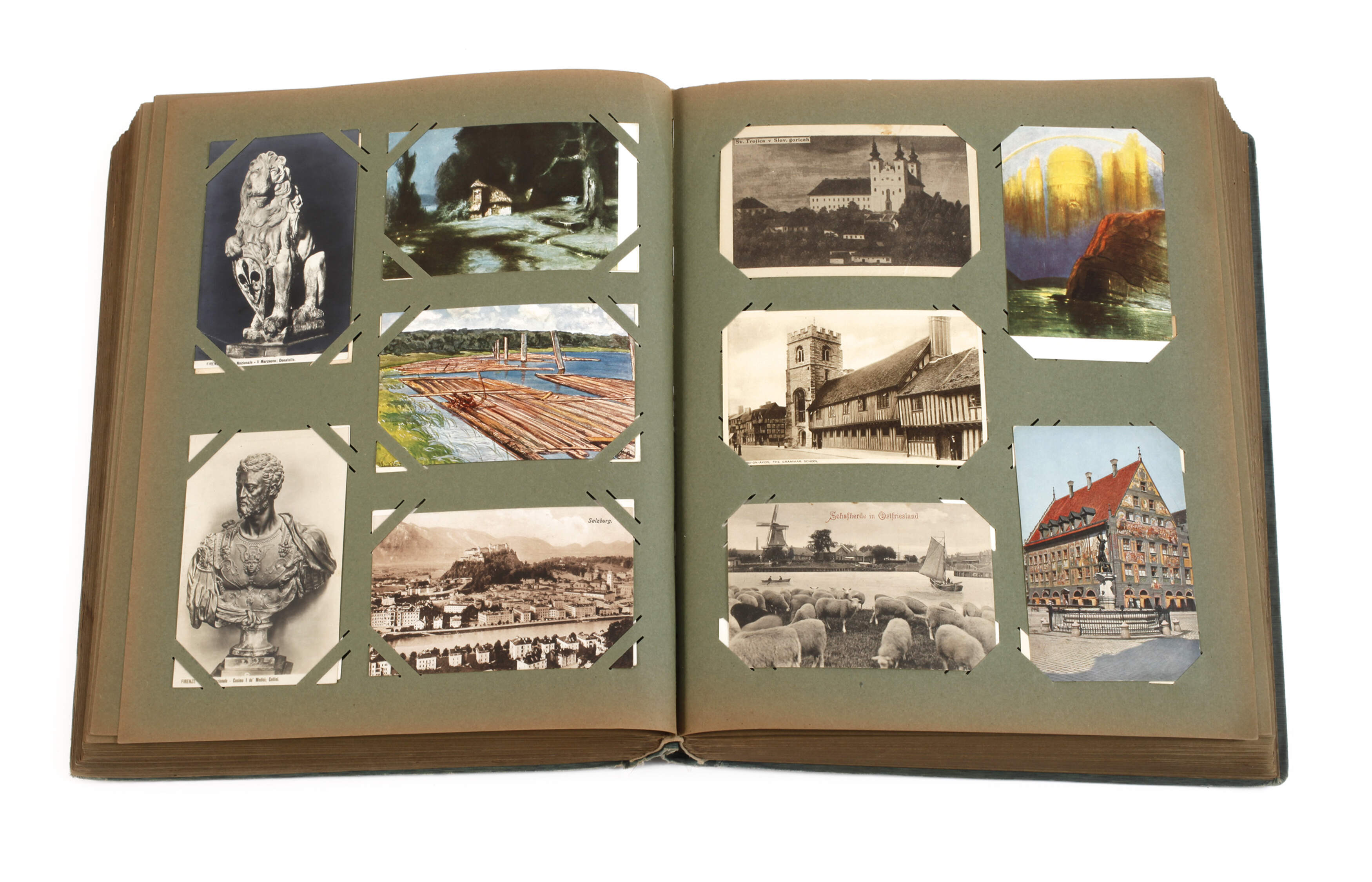 Großes Ansichtskartenalbum Varia