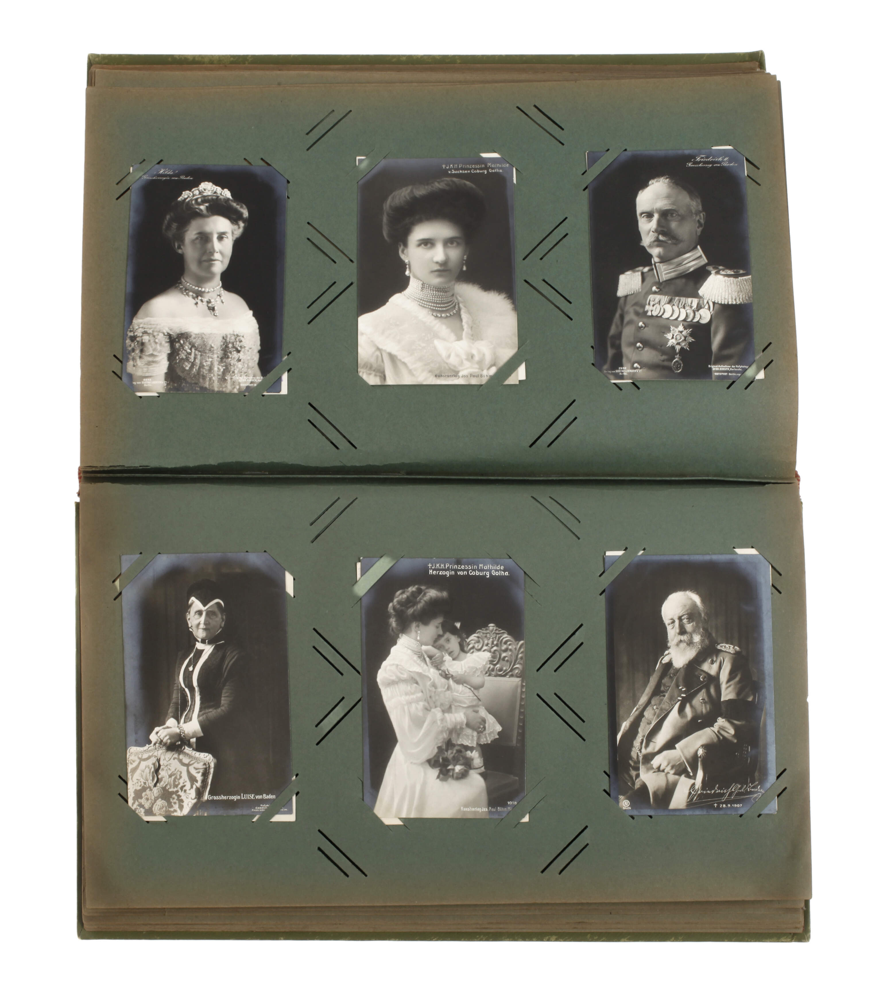 Postkartenalbum Adel