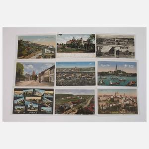 Großes Konvolut Ansichtskarten Ostdeutschland