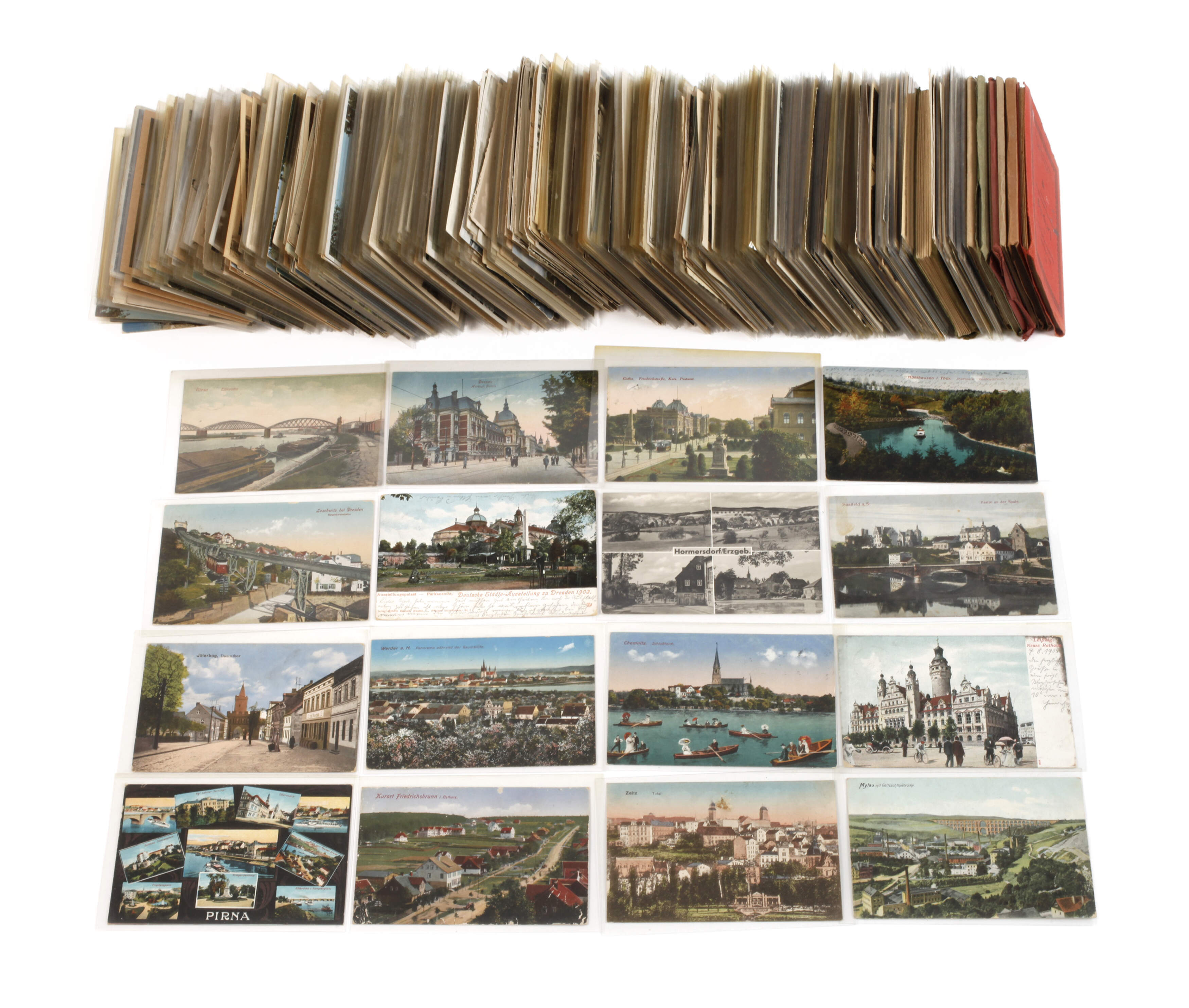 Großes Konvolut Ansichtskarten Ostdeutschland