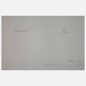 Otto Wols, zwei Fotoabzüge für Griffelkunst