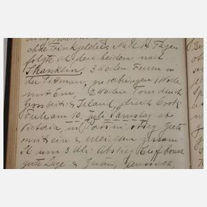 Reisetagebücher und Fotos eines Seidenfabrikanten