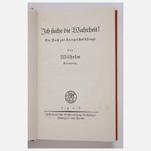 Autograph Kronprinz Wilhelm