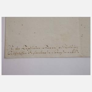 Autograph König Wilhelm II. von Preußen