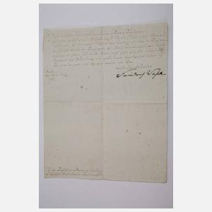 Autograph König Wilhelm II. von Preußen