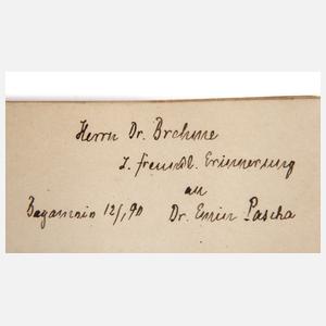 Autograph Emin Pascha