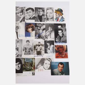 Konvolut Autogrammkarten