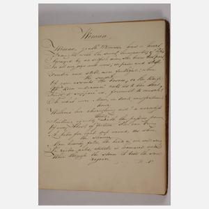 Andenkenalbum Biedermeier