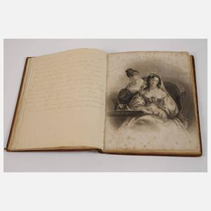 Andenkenalbum Biedermeier