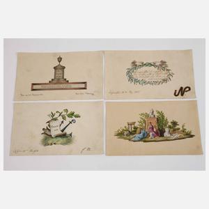 Prachtvolle Stammbuchkassette Böhmen