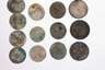 Konvolut historische Silbermünzen als Knöpfe