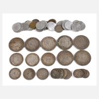 Konvolut Silbermünzen Kaiserreich111