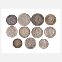 Konvolut Silbermünzen Kaiserreich111