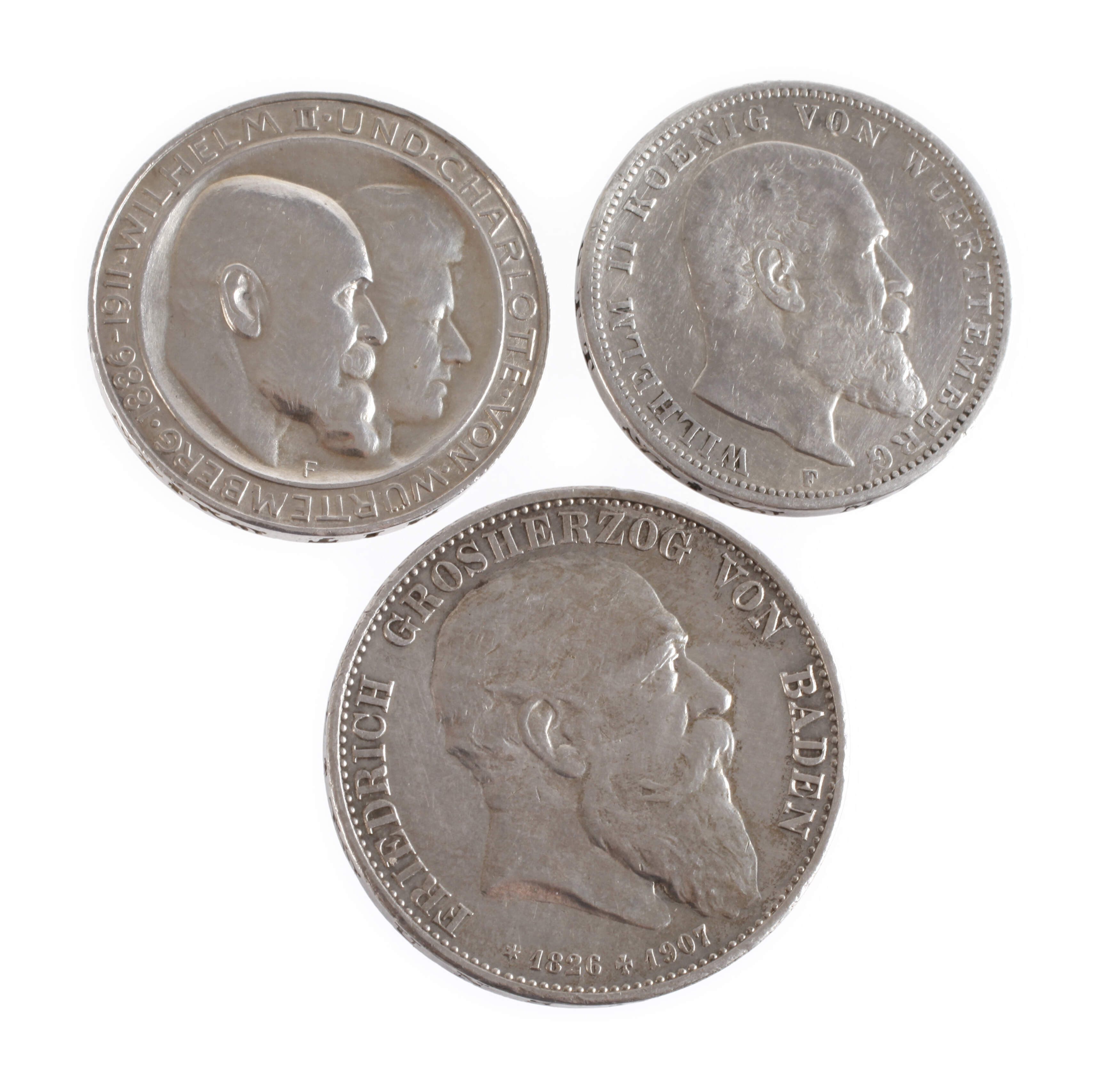 Konvolut Silbermünzen Kaiserreich