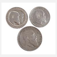 Konvolut Silbermünzen Kaiserreich111