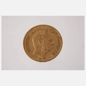 20 Mark Gold Sachsen