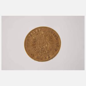 20 Mark Gold Sachsen