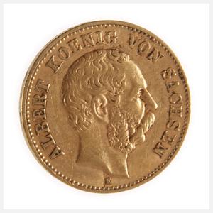 20 Mark Gold Sachsen