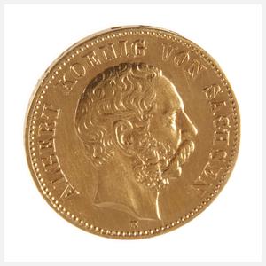 20 Mark Gold Sachsen