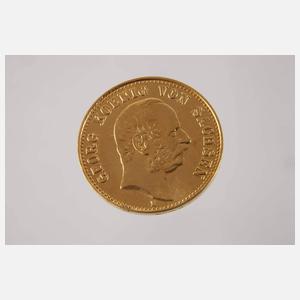 20 Mark Gold Sachsen