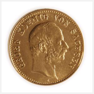 20 Mark Gold Sachsen