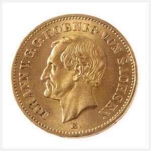 20 Mark Gold Sachsen