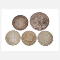 Konvolut 3 Mark Silbermünzen Kaiserreich & Weimar111