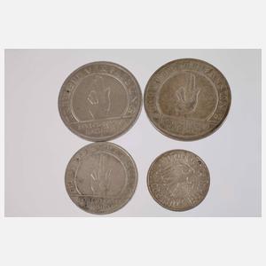 Konvolut Silbermünzen Weimar