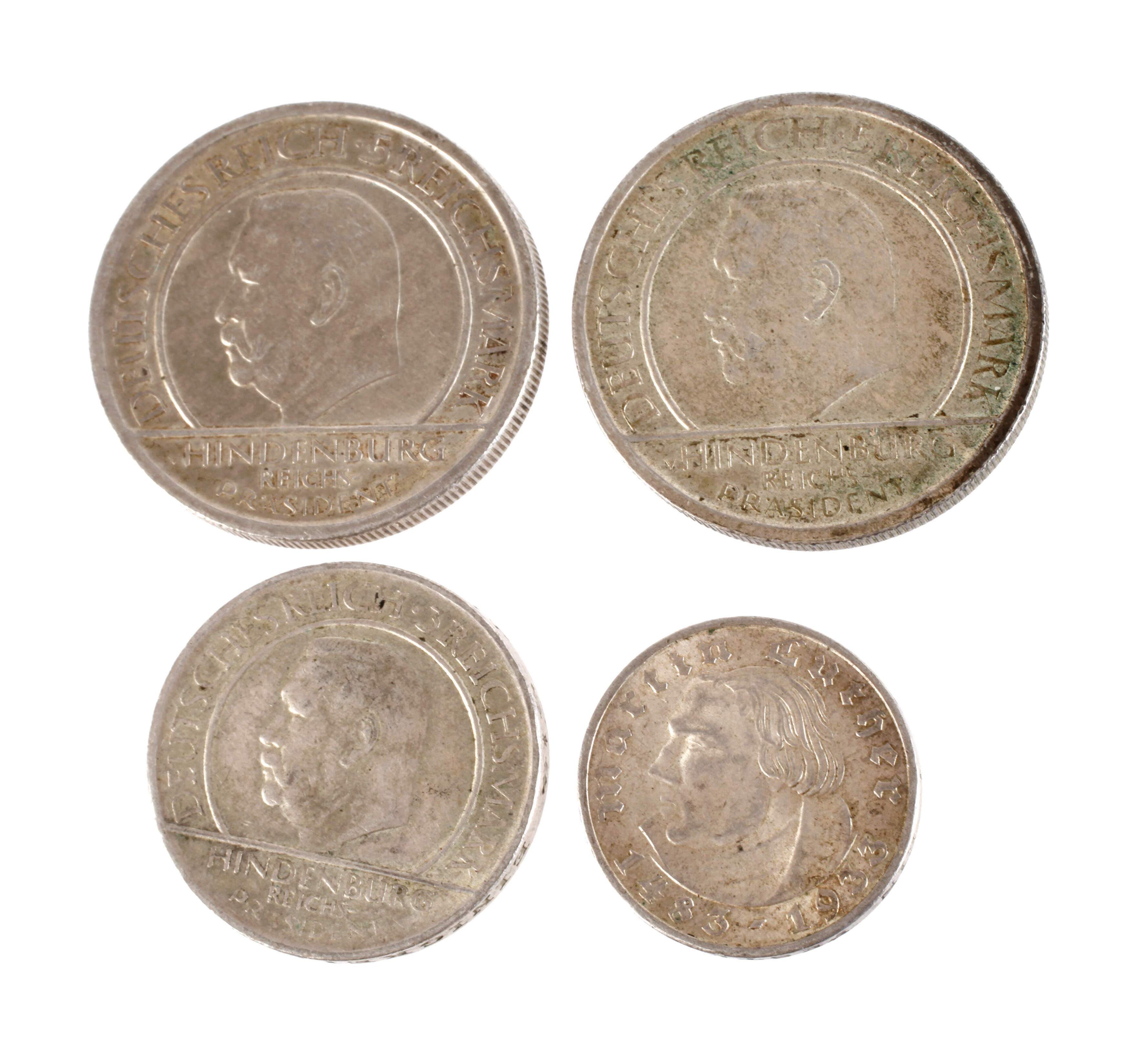 Konvolut Silbermünzen Weimar