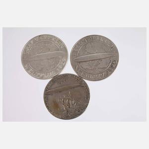 Konvolut Silbermünzen und -medaillen Weimar