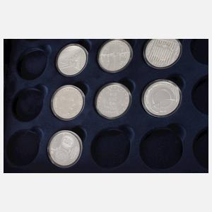 Konvolut 10 Euro BRD-Gedenkmünzen