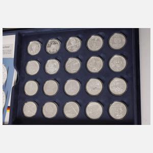 Konvolut 10 Euro BRD-Gedenkmünzen