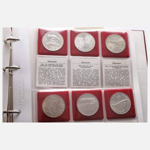 Konvolut Silbermünzen BRD, Kanada und Österreich