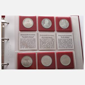 Konvolut Silbermünzen BRD, Kanada und Österreich