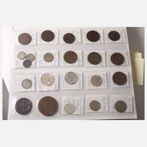 Sammlung Münzen Russland und Finnland