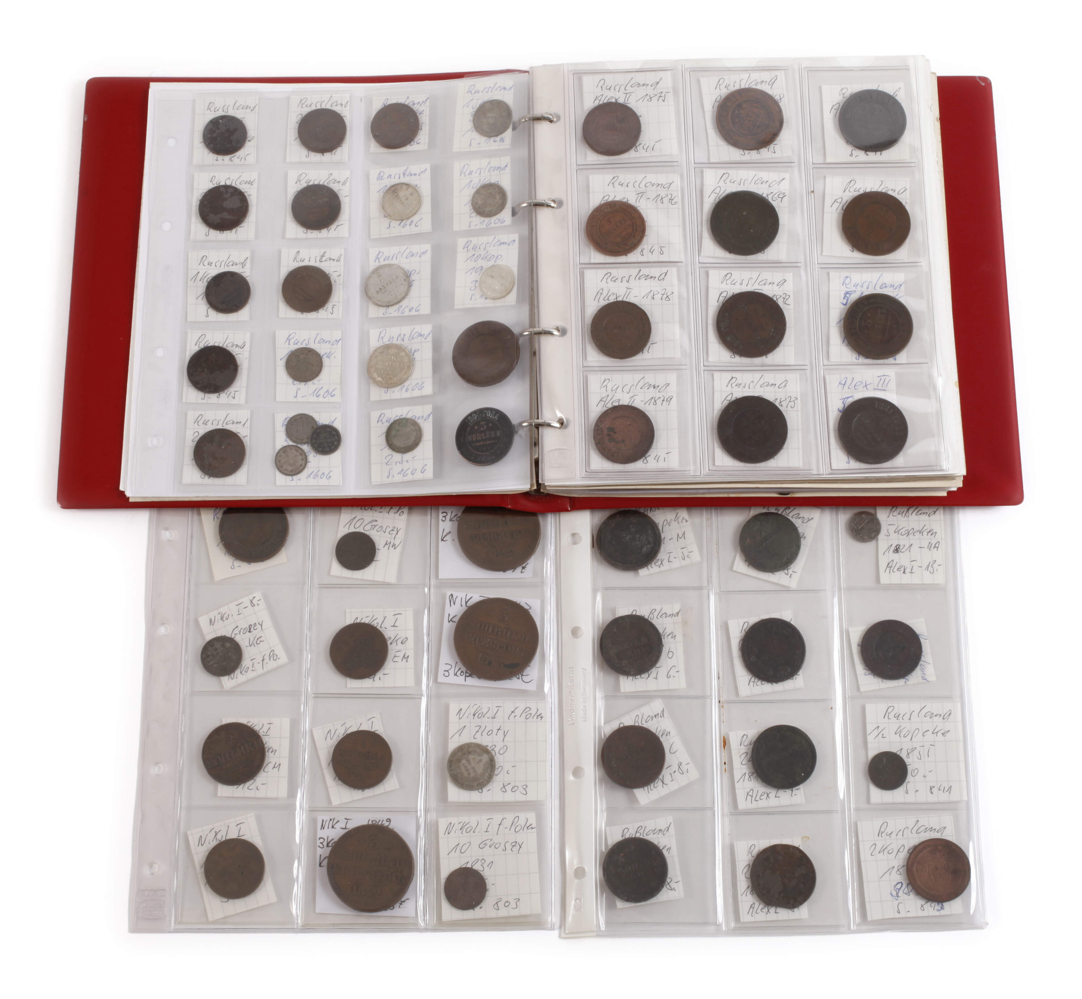 Sammlung Münzen Russland und Finnland