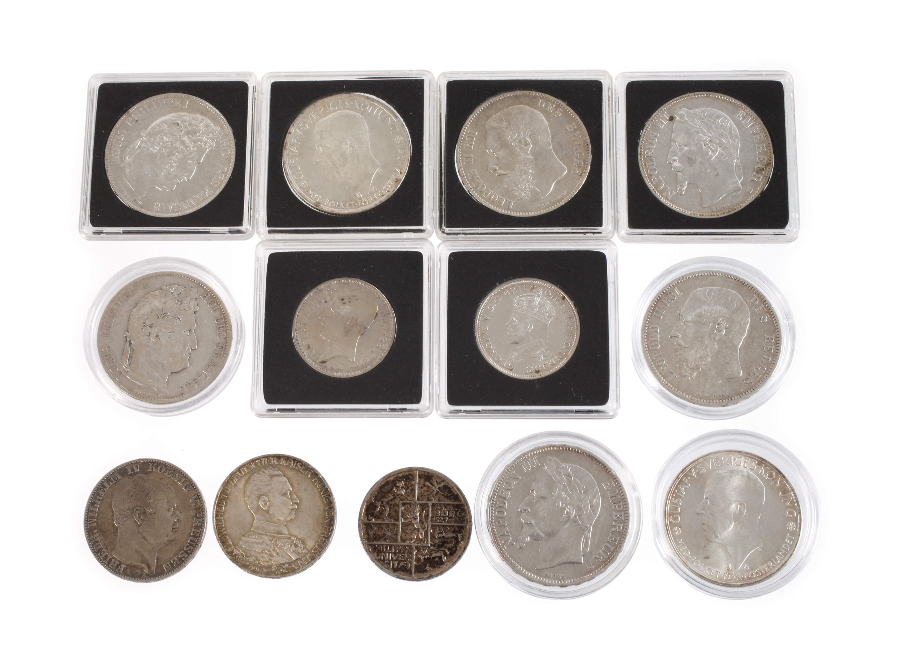 Konvolut Silbermünzen
