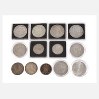 Konvolut Silbermünzen111