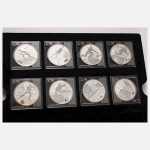 Konvolut Silberunzen Russland